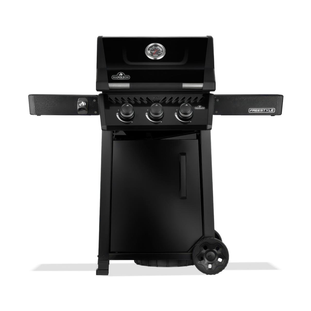 Gasgrill Napoleon Freestyle 365 Schwarz, mit 3 Brennern - 50 Jahre Napoleon Sommer Aktion