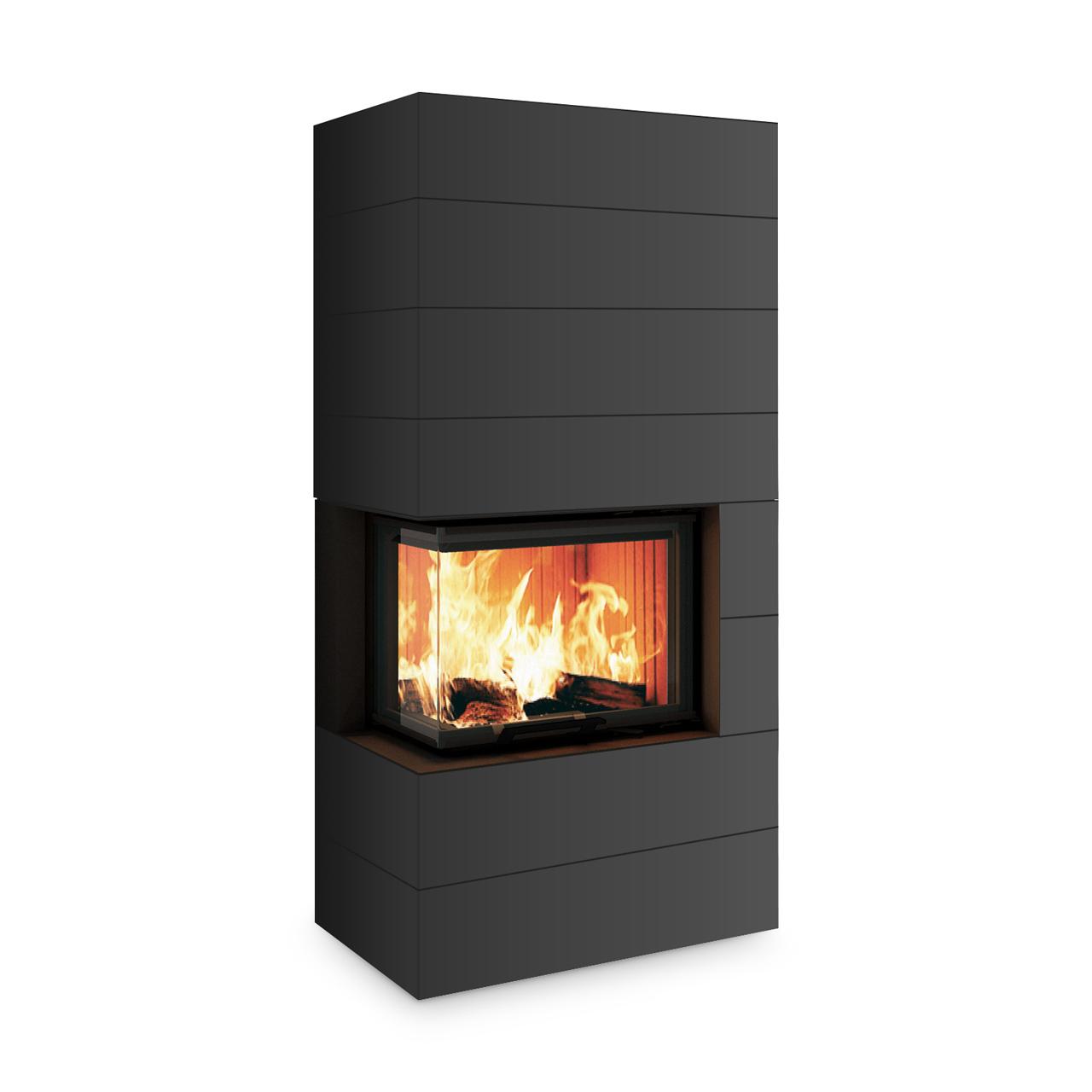 Kaminofen Neocube C20 Black & White Edition 7,8 kW - Ausführung: C20 Nero satin