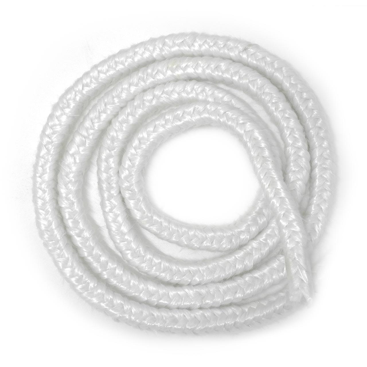 Ofen Dichtschnur vierkant 6 bis 22 mm Weiß - Ausführung: 17x15 mm