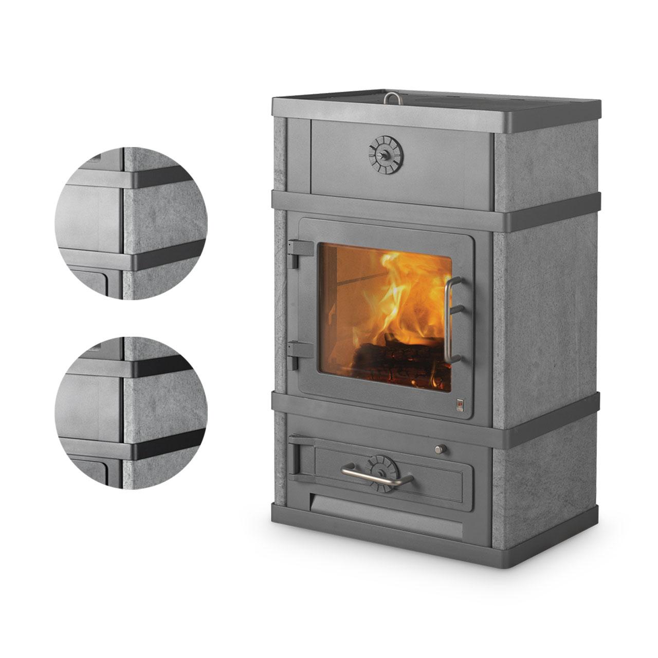 Kaminofen Lotus 2080 Speckstein 8 kW