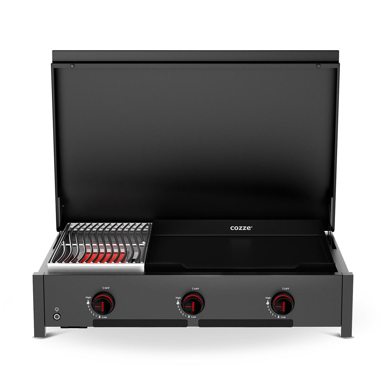 Plancha Grill Cozze Combo 900 mit Infrarot Steakstation