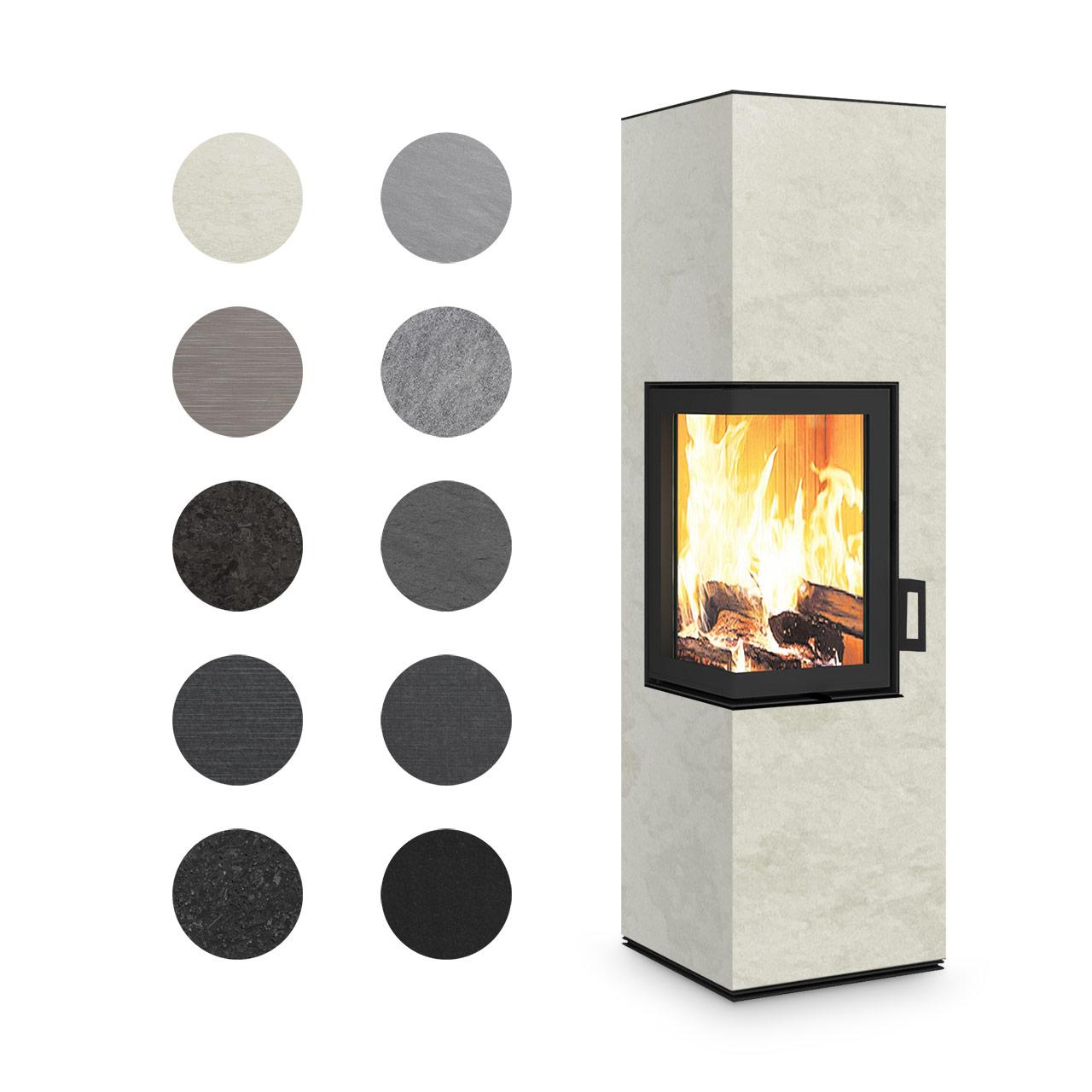 Speicherofen Monolith Rock K70XL 5,9 kW - Ausführung: Monolith K70Xl, Nero Roma