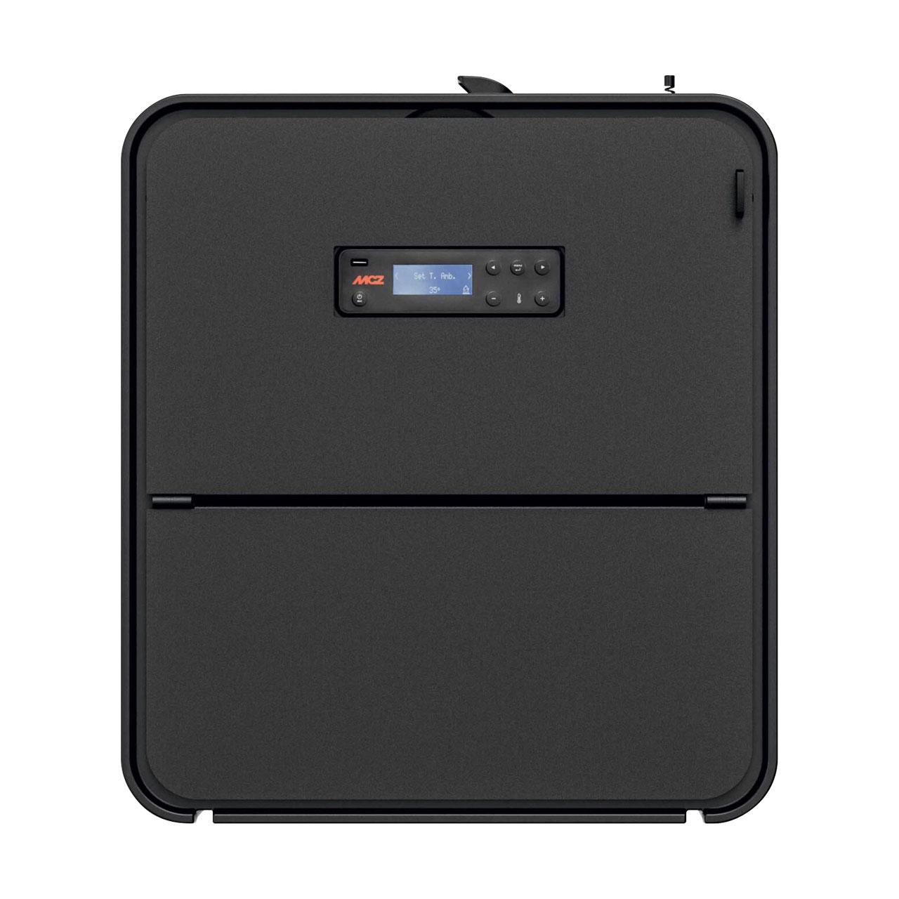 Pelletofen MCZ Teia Comfort Air Smartclean 10 R, 10 kW kanalisierbar - Ausführung: 304 Bordeaux metal