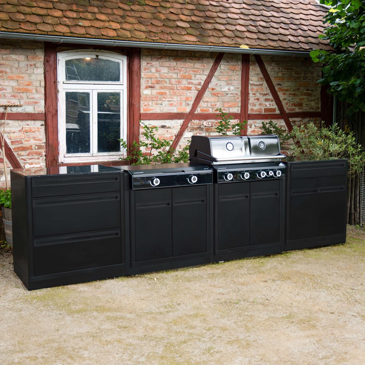 Outdoorchef Heat Schrankmodul mit 2 Türen | 1 Schublade - Arbeitsplatte: Granit