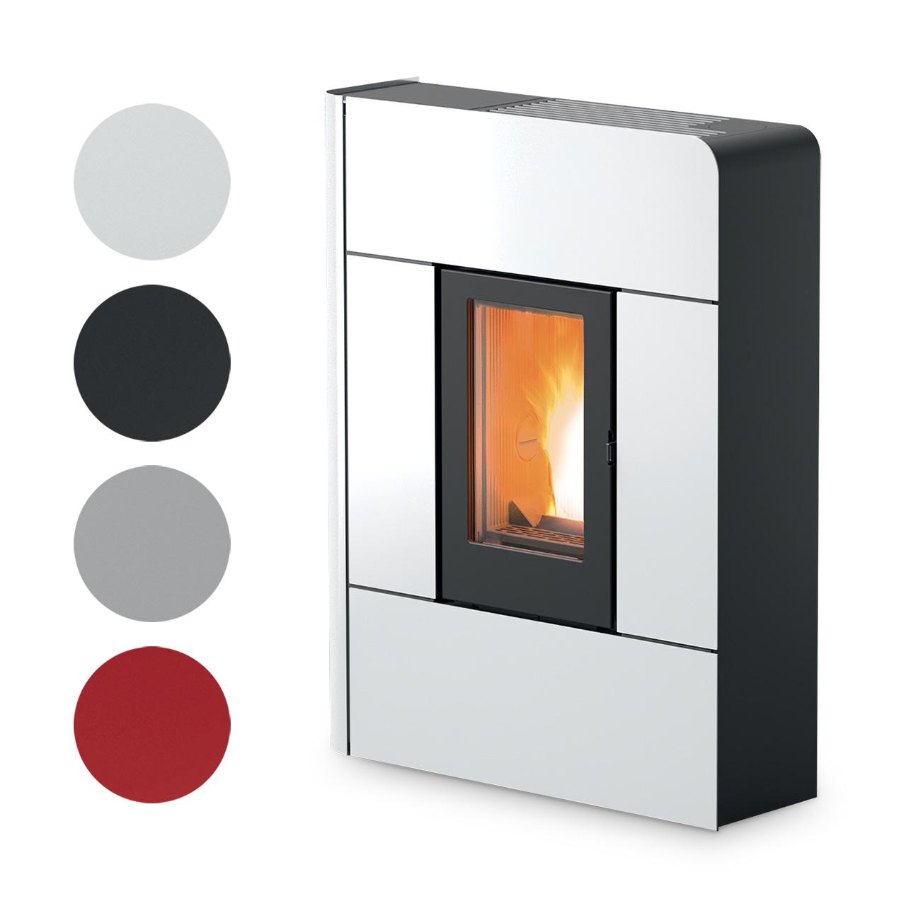 Pelletofen MCZ Raam Comfort Air 8 R 7,8 kW - Ausführung: Bordeaux metal_304