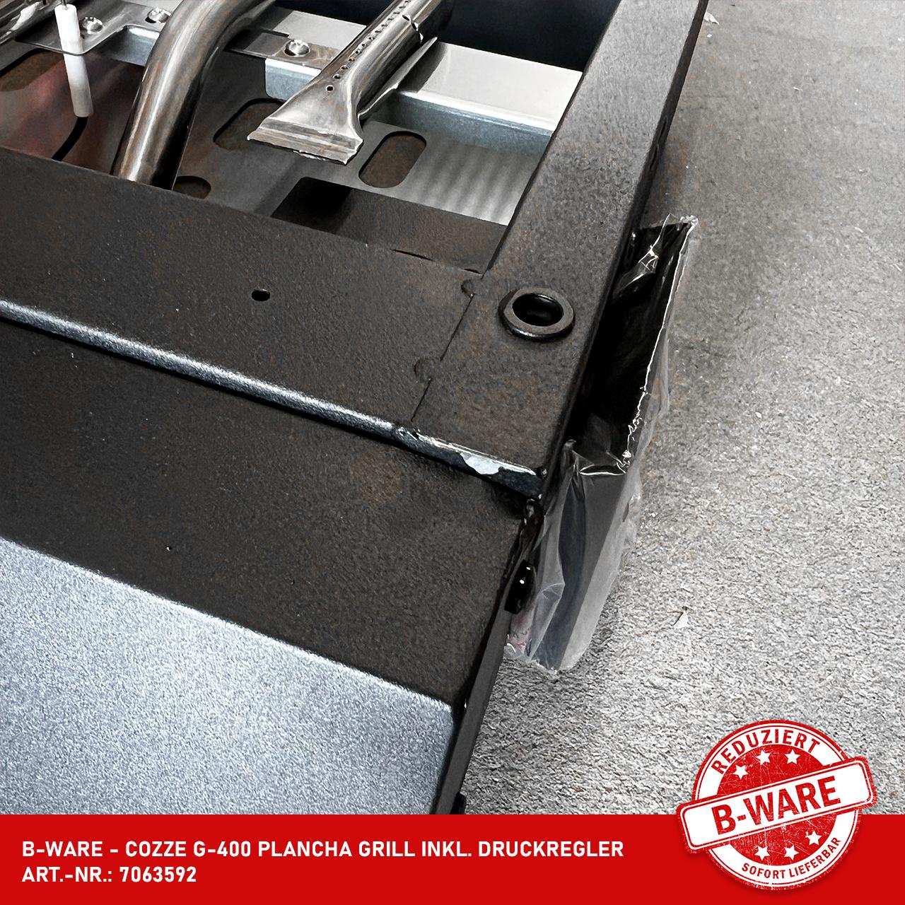 B-Ware - Cozze G-400 Plancha Grill inkl. Druckreglerset