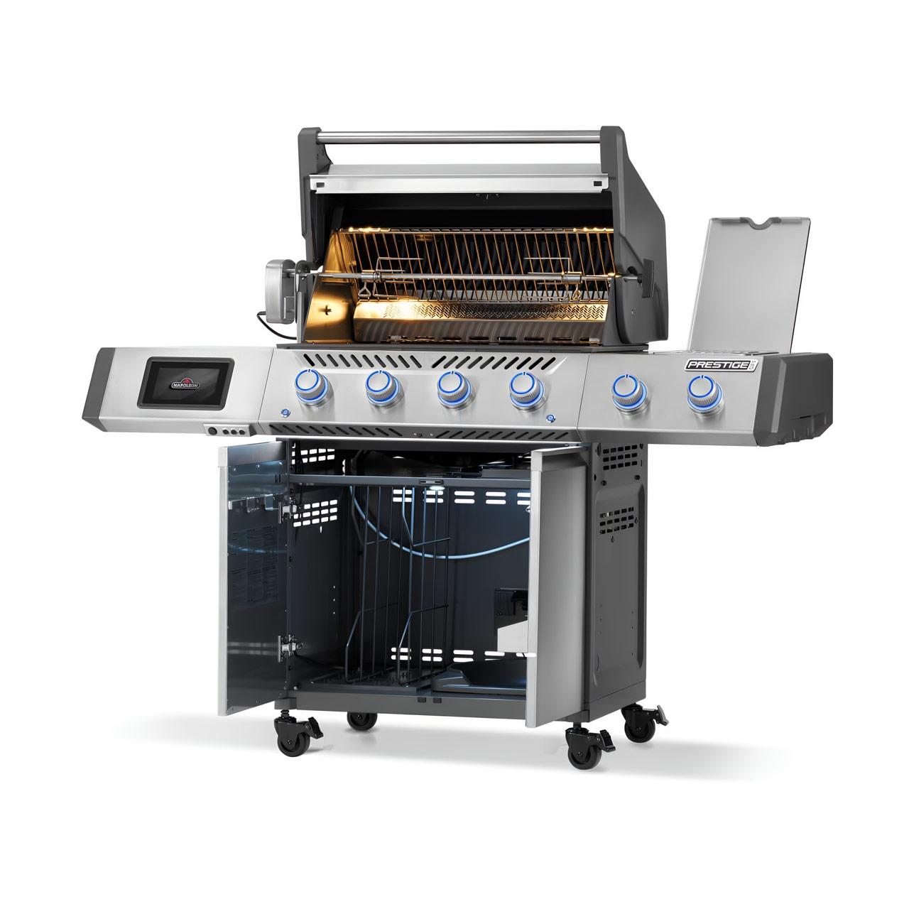 Gasgrill Napoleon Prestige PRO 500 Connected Edelstahl, inkl. Drehspieß (2026)