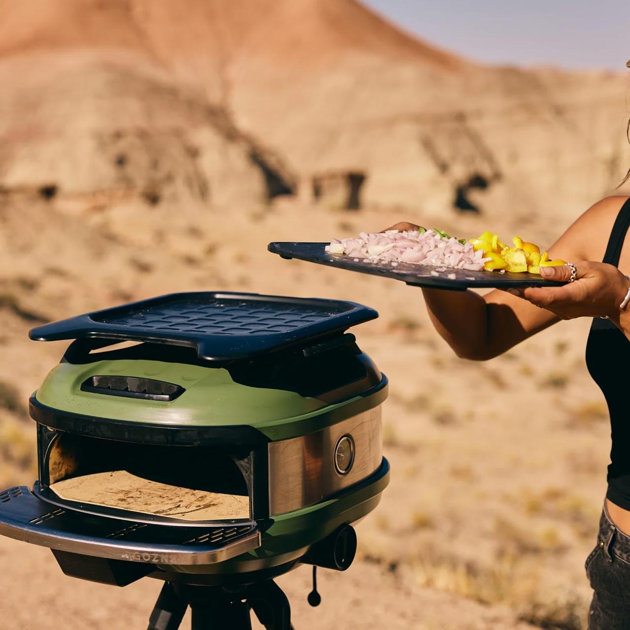 Pizzaofen-Zubehör Gozney Tread Roof Rack Server, für mehr noch Arbeitsfläche