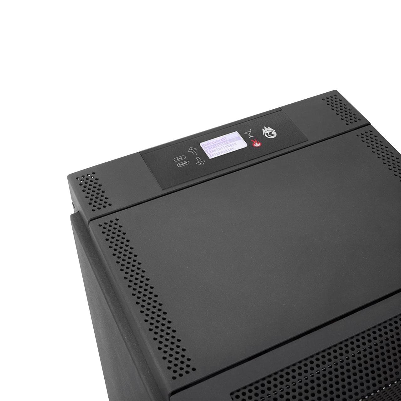 Pelletofen Königshütte Lima 2.0 6 kW - Ausführung: Stahl Schwarz