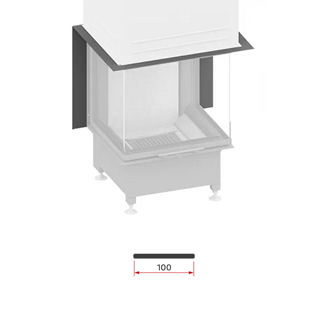 BR 5-seitig 100x5 mm, nicht abnehmbar (Art. 7054036)