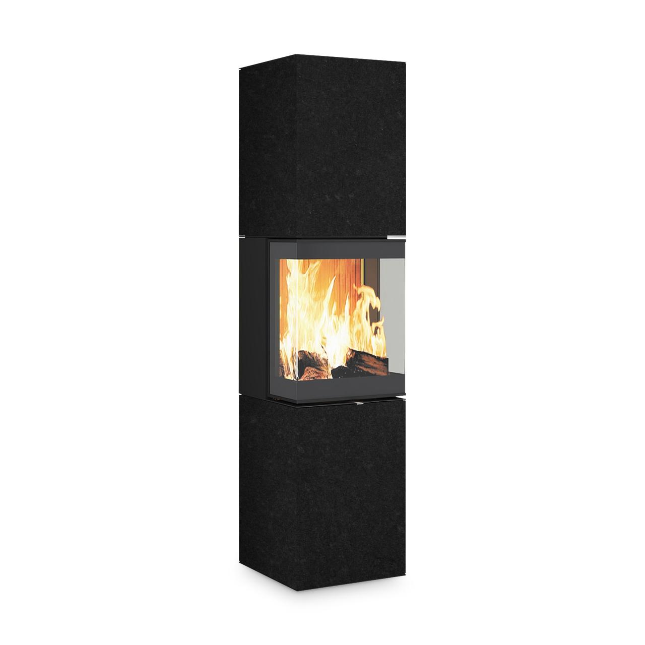 Speicherofen Monolith Rock K30XL 6,0 kW - Ausführung: K30XL Nero Roma