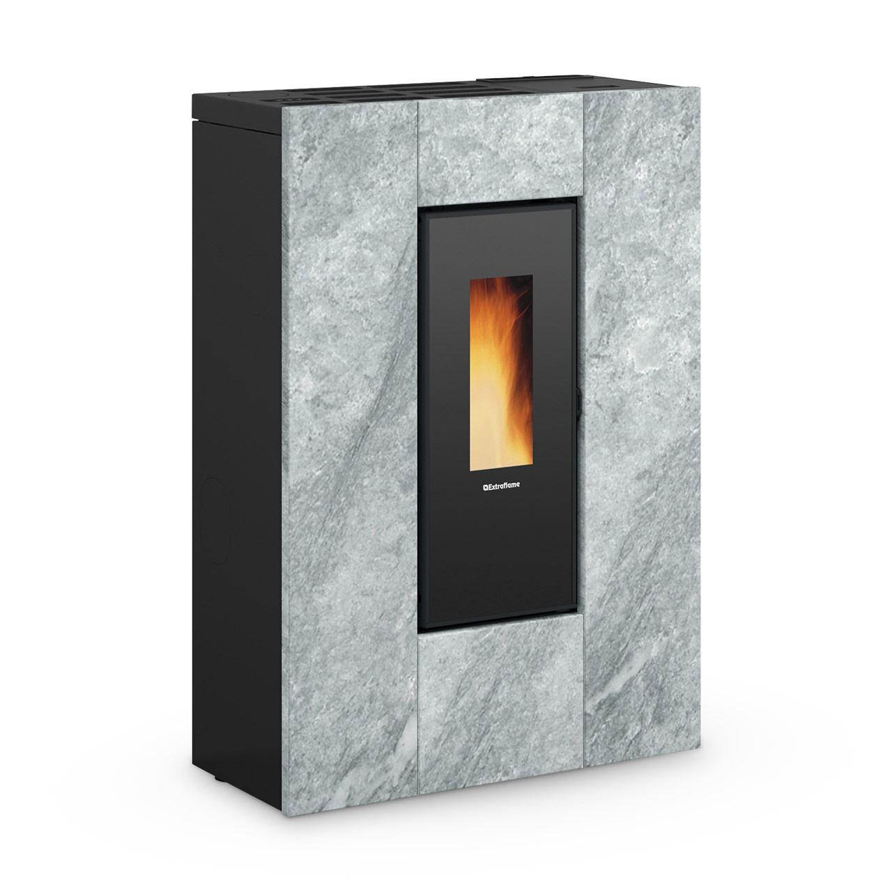 Pelletofen Extraflame Marilena Plus 5.0.16 8,1 kW - Ausführung: Naturstein Petra