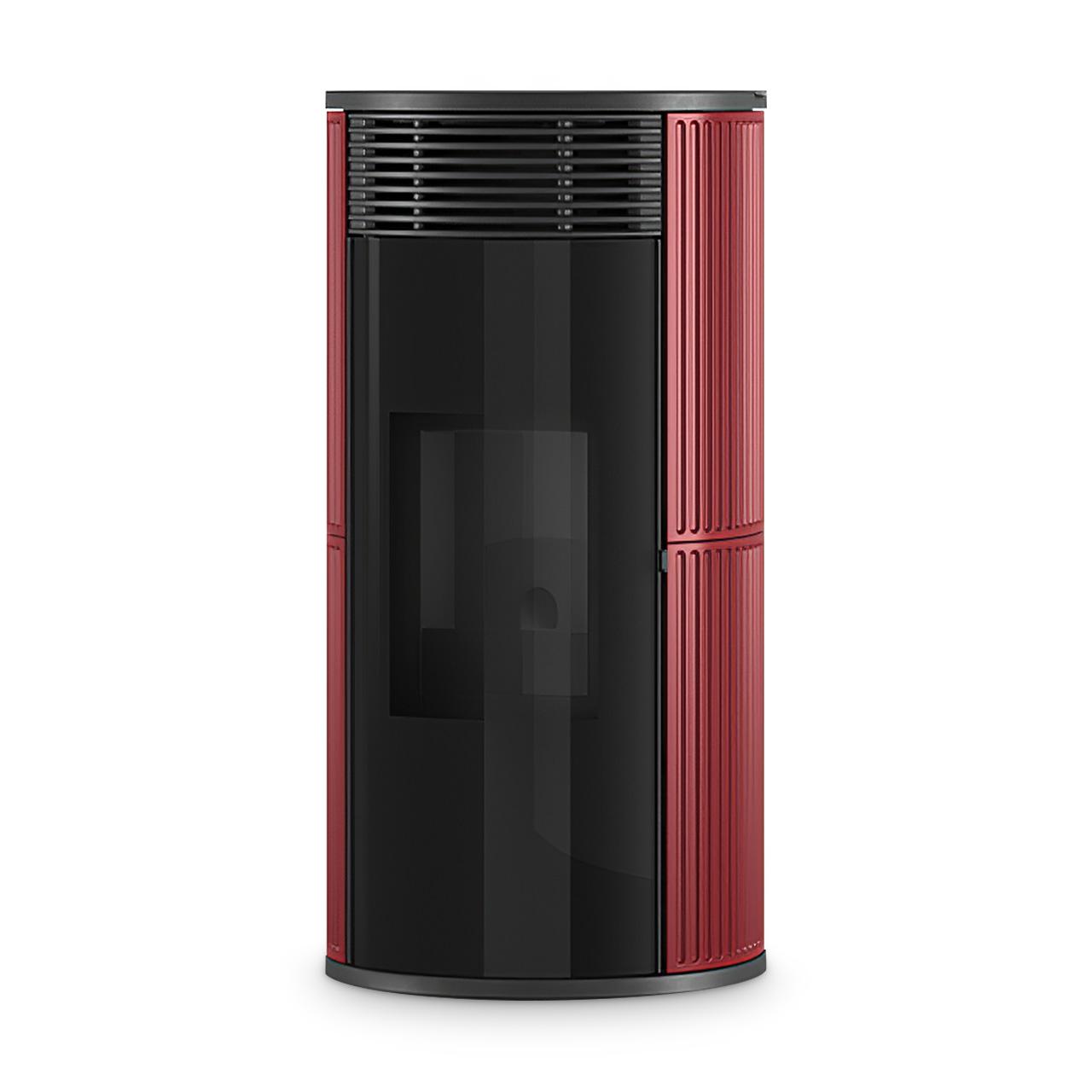 Pelletofen wasserführend MCZ PAD Hydro Matic 18 R 17,7 kW - Ausführung: 105 Line Bordeaux ceramic