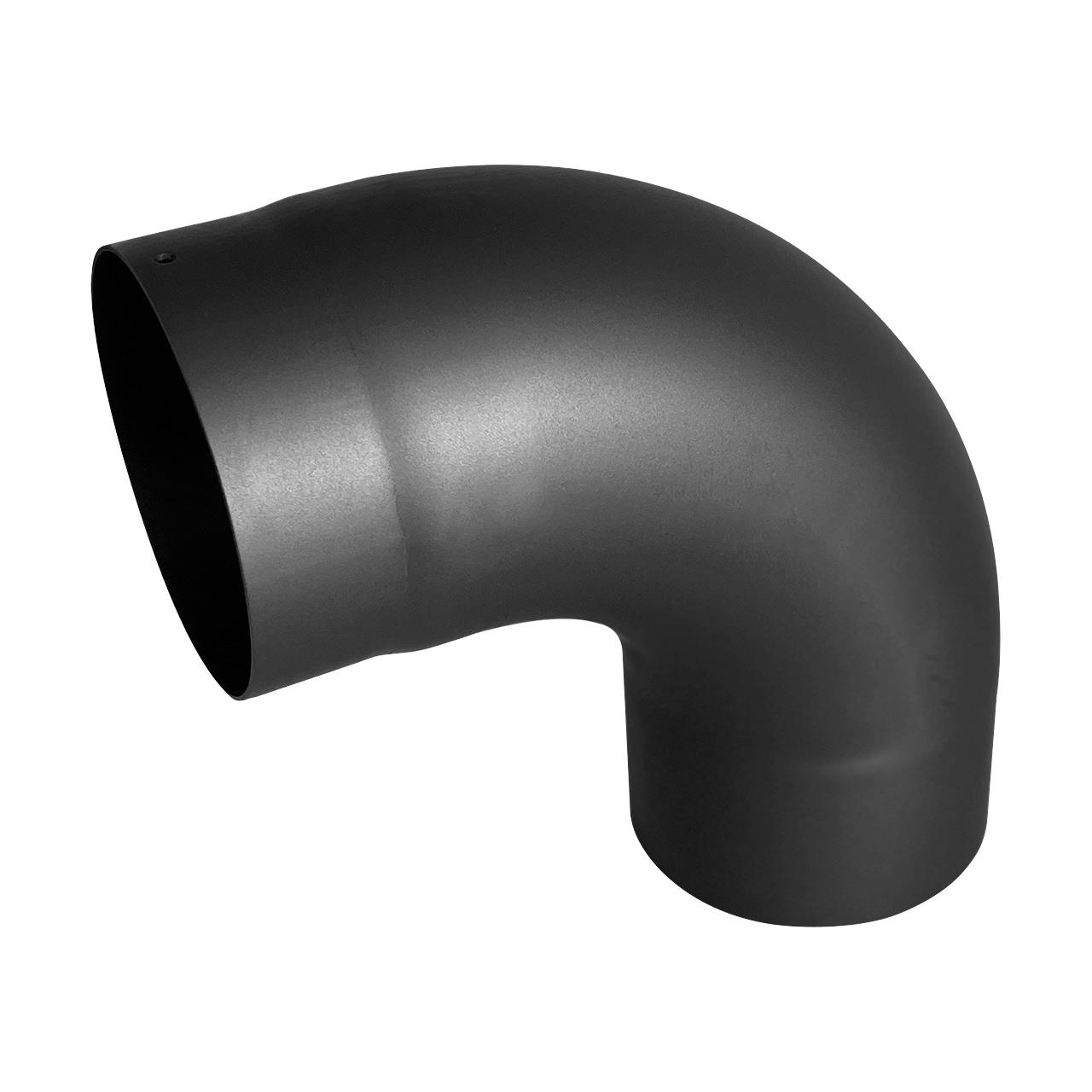 Ofenrohr Bogen gezogen DN 150 mm 90° Gussgrau