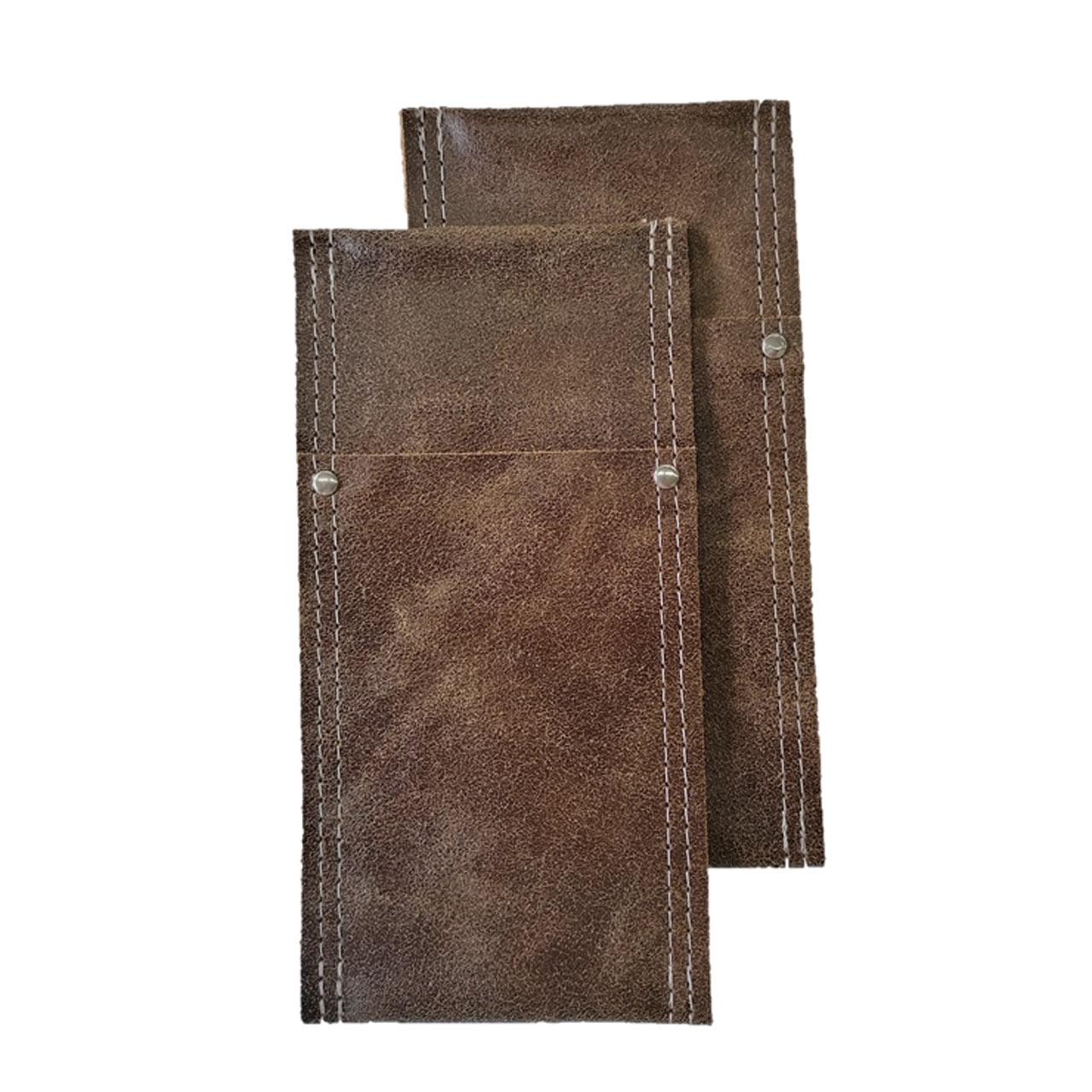 Grillzubehör Feuermeister Bestecktaschen in verschiedenen Farben, 11 x 21 cm - Ausführung: Cognac, 11 x 21 cm