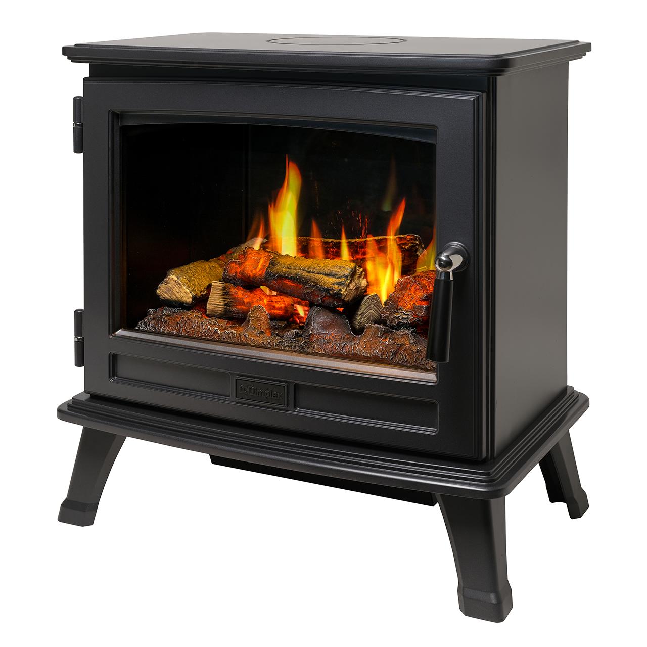 Dimplex Belgravia Elektrokamin - Opti-V Flammenbild mit Sound, Heizfunktion und realistischer Gusseisenoptik