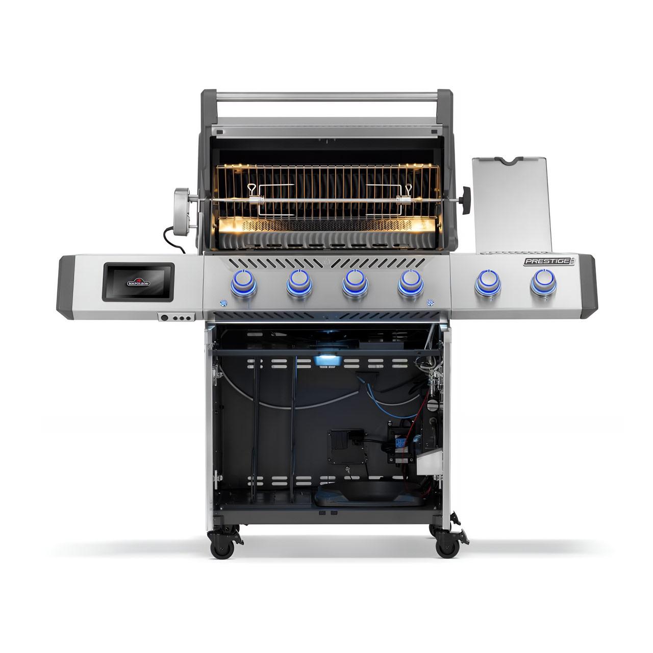 Gasgrill Napoleon Prestige PRO 500 Connected Edelstahl, inkl. Drehspieß (2026)