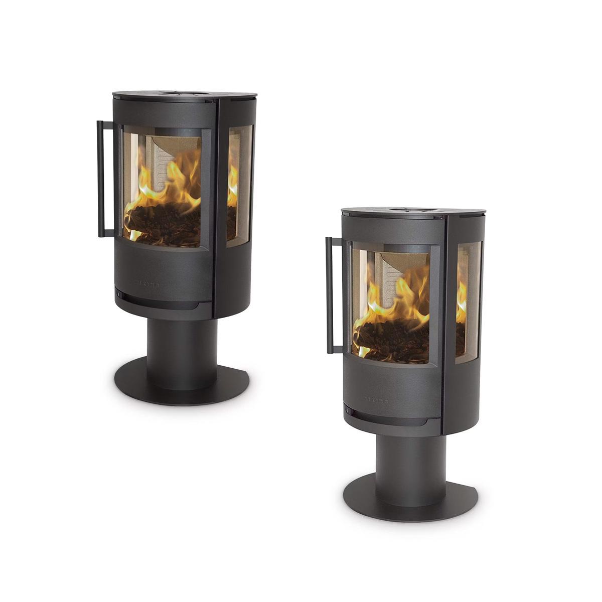 Kaminofen Wiking Luma 1 mit Säulenfuß 7 kW