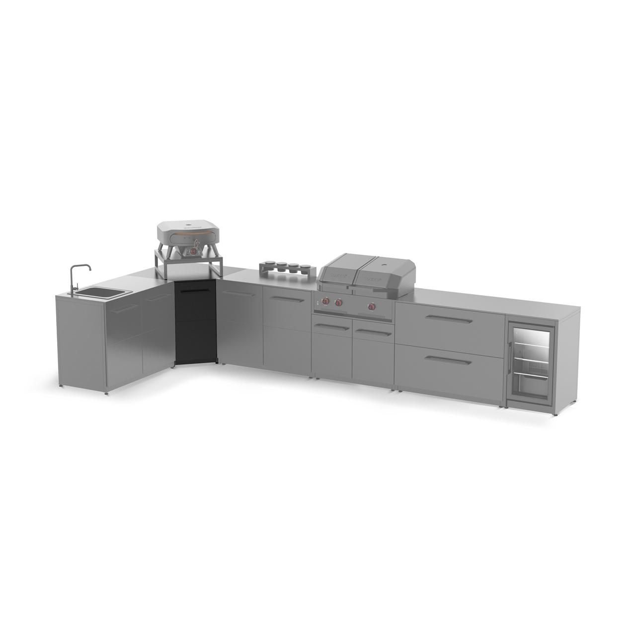 Outdoorküche Cozze Elements Eckmodul für Außenküche
