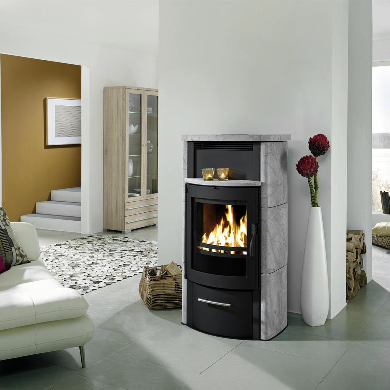 Kaminofen Koppe BS 200 7 kW - Ausführung: Korpus Schwarz