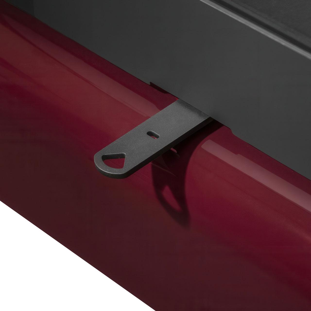 Kaminofen Nordenger Stian N 01 5,8 kW - Ausführung: Keramik 77900, Rot Glänzend