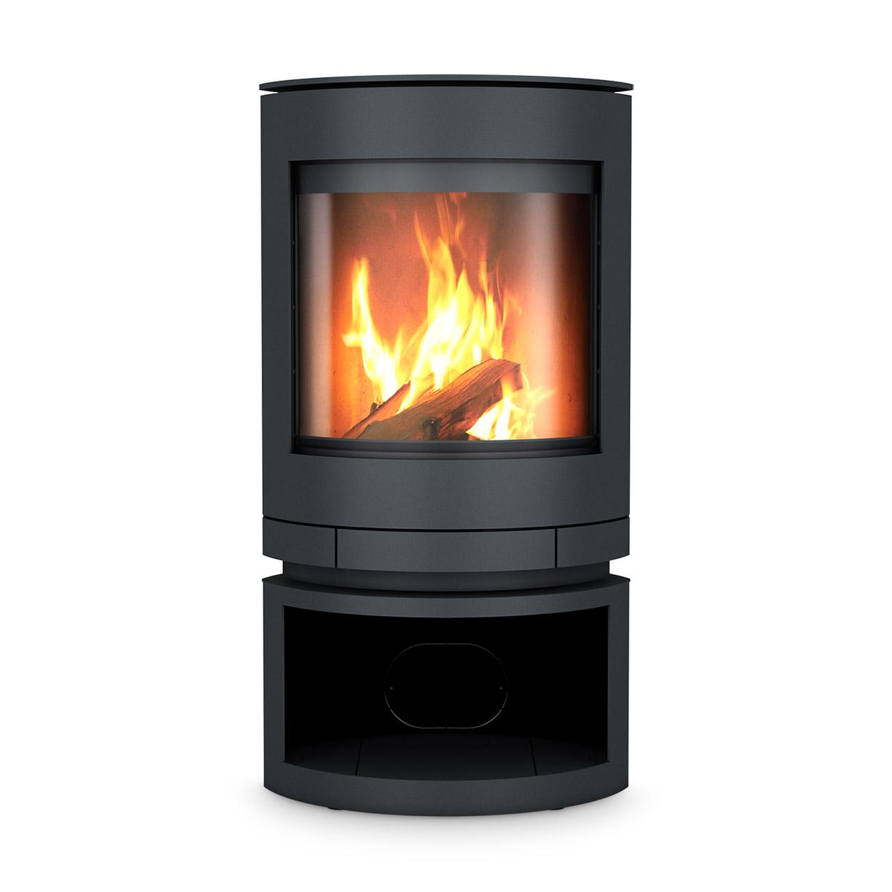 Kaminofen Skantherm Emotion S feststehend 4 kW - Ausführung: Emotion S feststehend, Korpus schwarz