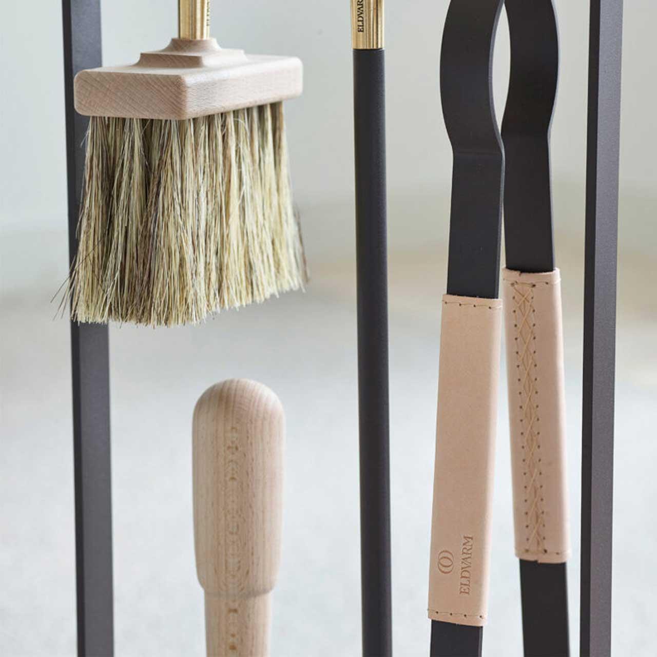 Eldvarm Emma Companion Set, mit oder ohne Leder - Variante: Naturel