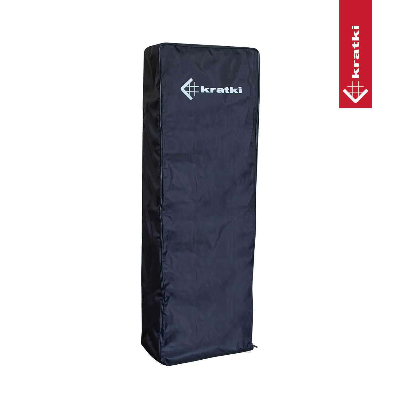 Kaminabdeckung schwarz (Logo weiß)