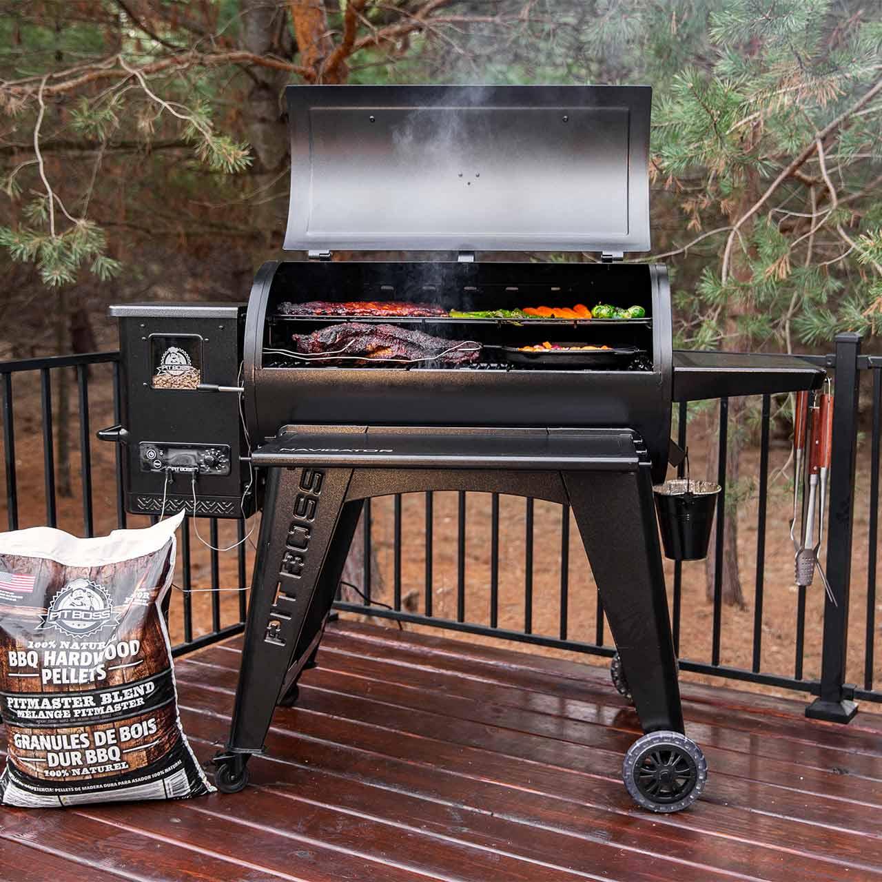 Pelletgrill Pit Boss Navigator 1150 inkl. Abdeckhaube