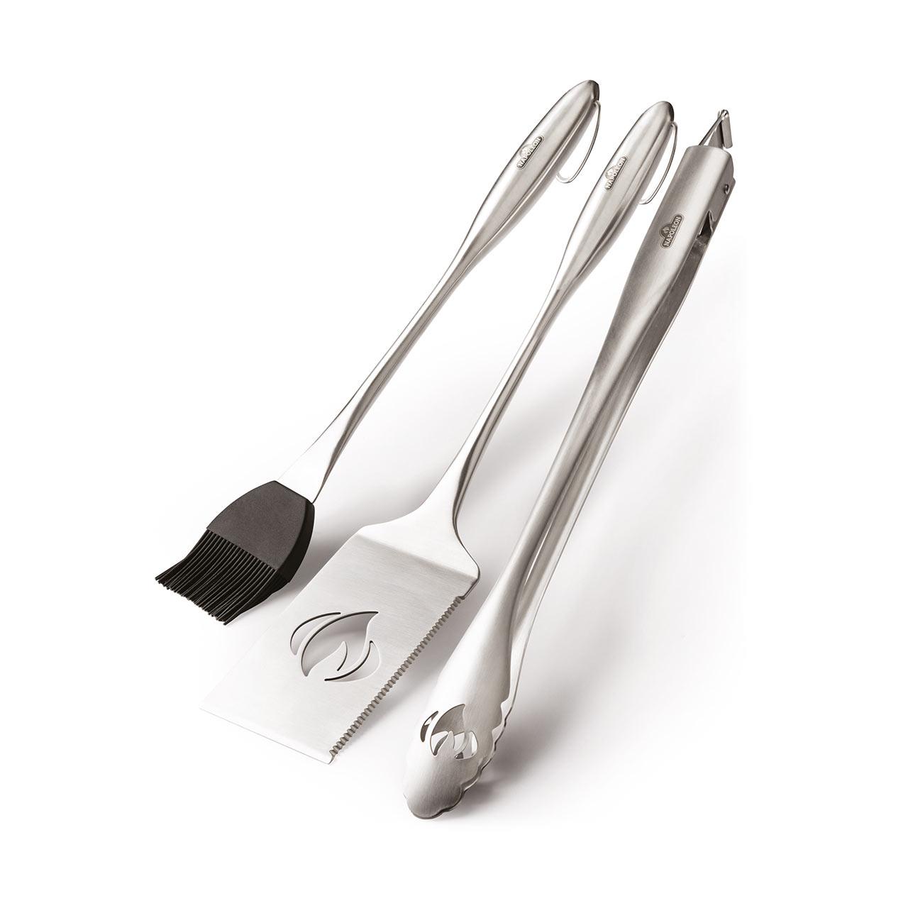 Edelstahl Grillbesteck Napoleon PRO 3-teilig