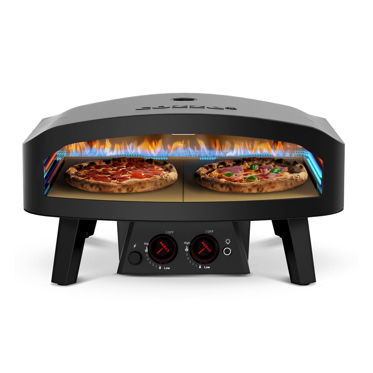 Gas Pizzaofen Cozze 24 Zoll Black Edition XXL Pizza bis 60 cm