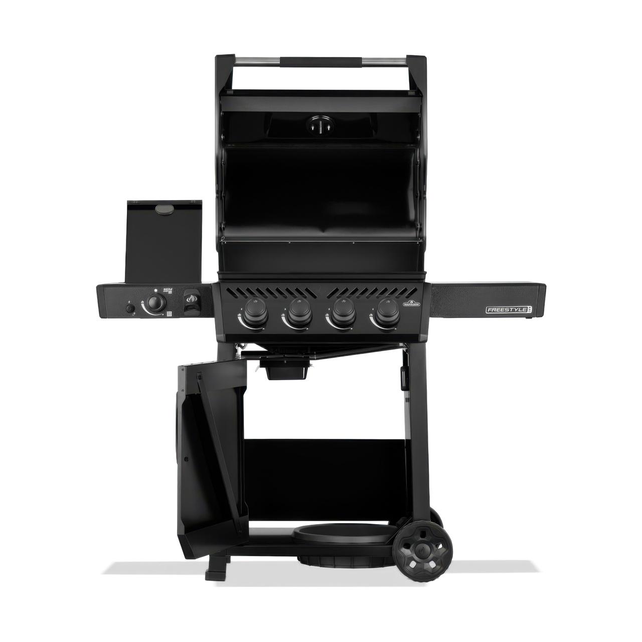 Gasgrill Napoleon Freestyle PRO 425 Schwarz mit Infrarot-Seitenbrenner - 50 Jahre Napoleon Sommer Aktion