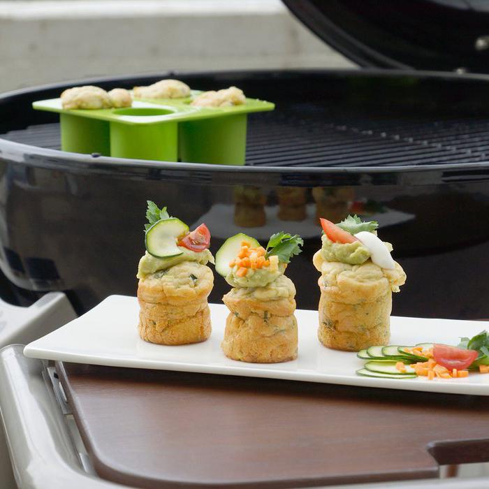 Grillzubehör Outdoorchef Backform Zylinder klein 4er Silikon