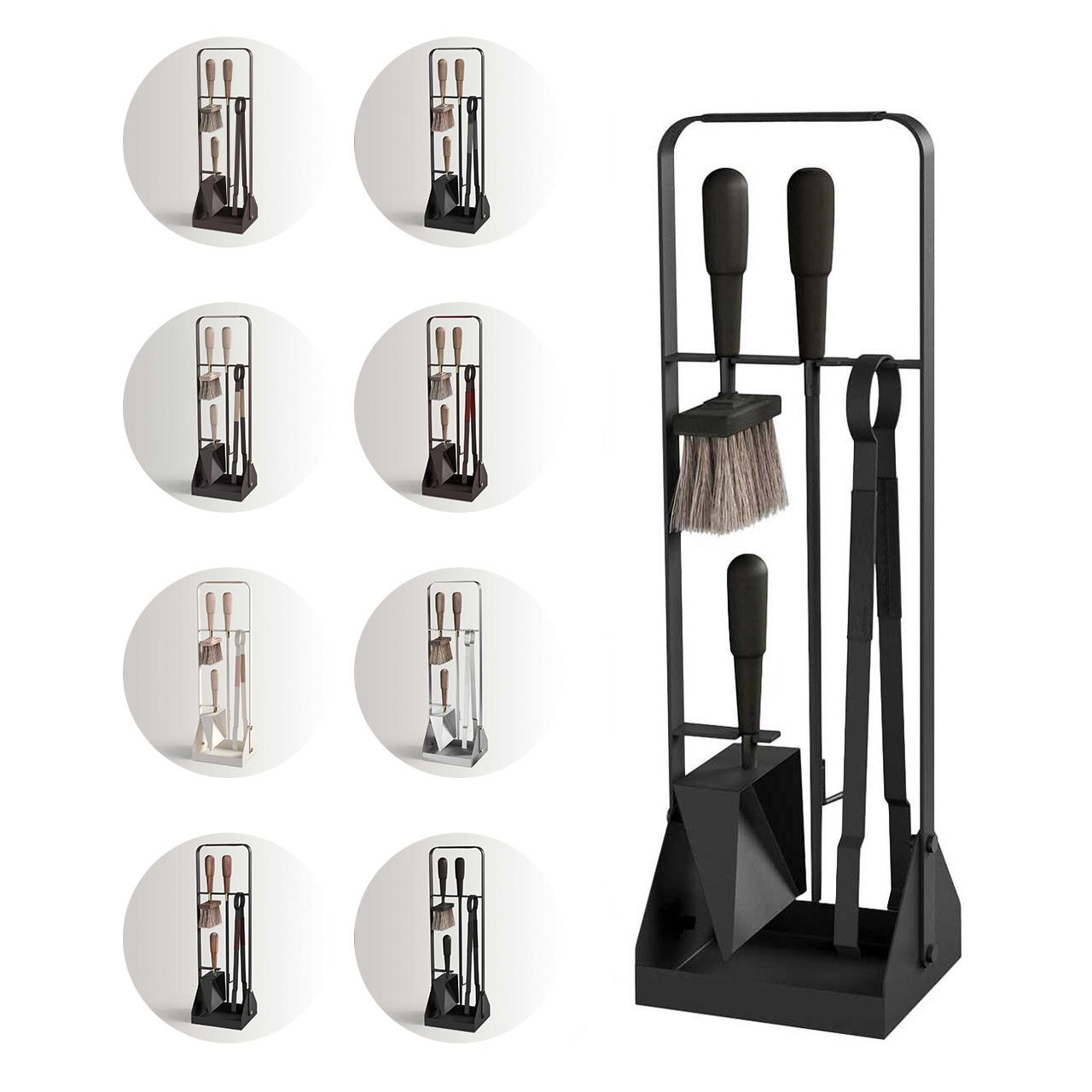 Eldvarm Emma Companion Set, mit oder ohne Leder - Variante: Noir A
