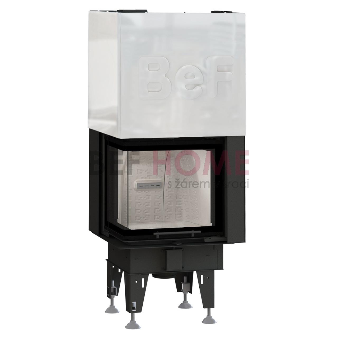 Kamineinsatz BeF Therm V 6 CP/CL 6 KW - Ausführung:  CP Seitenfenster rechts