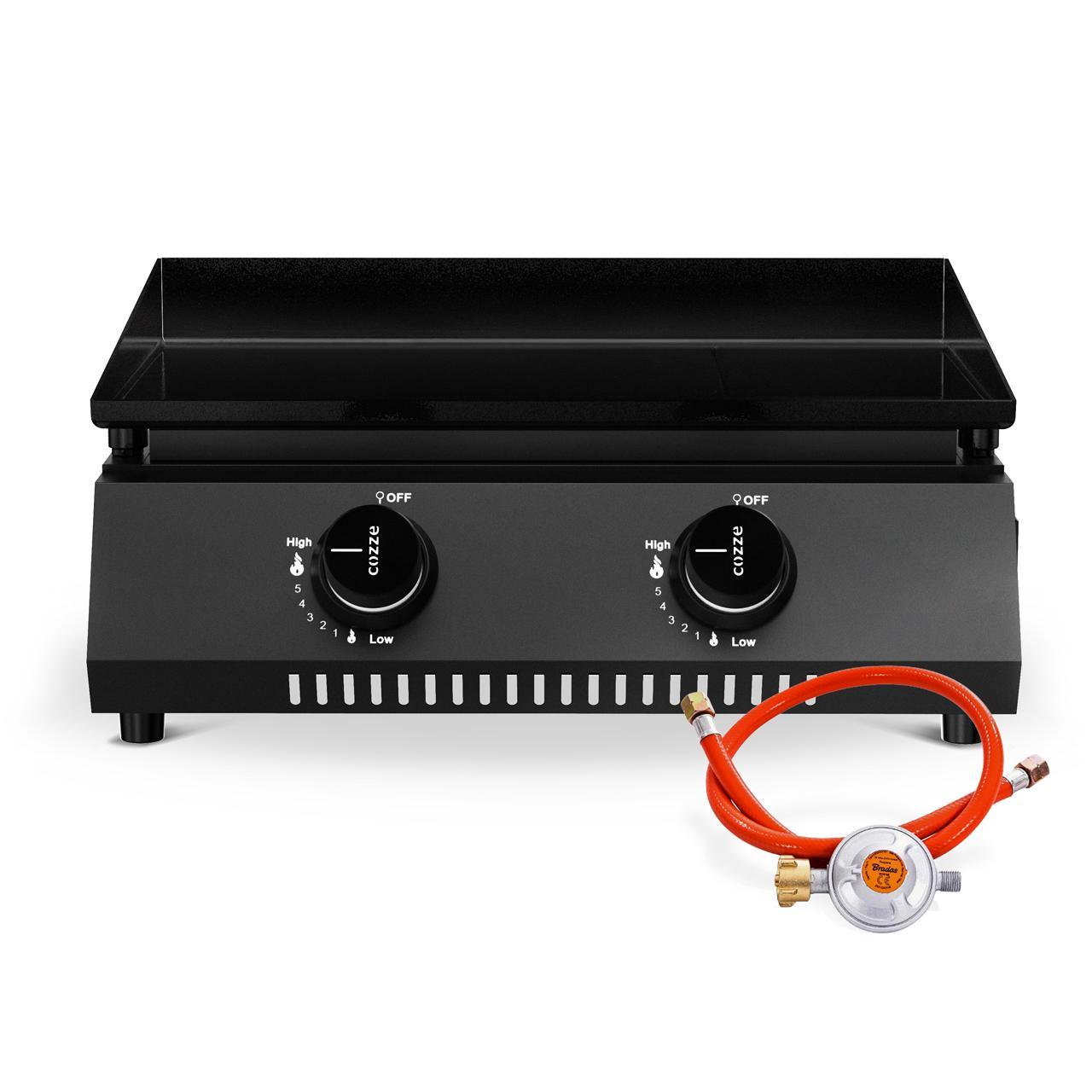 Cozze G-400 Plancha Grill inkl. Druckreglerset