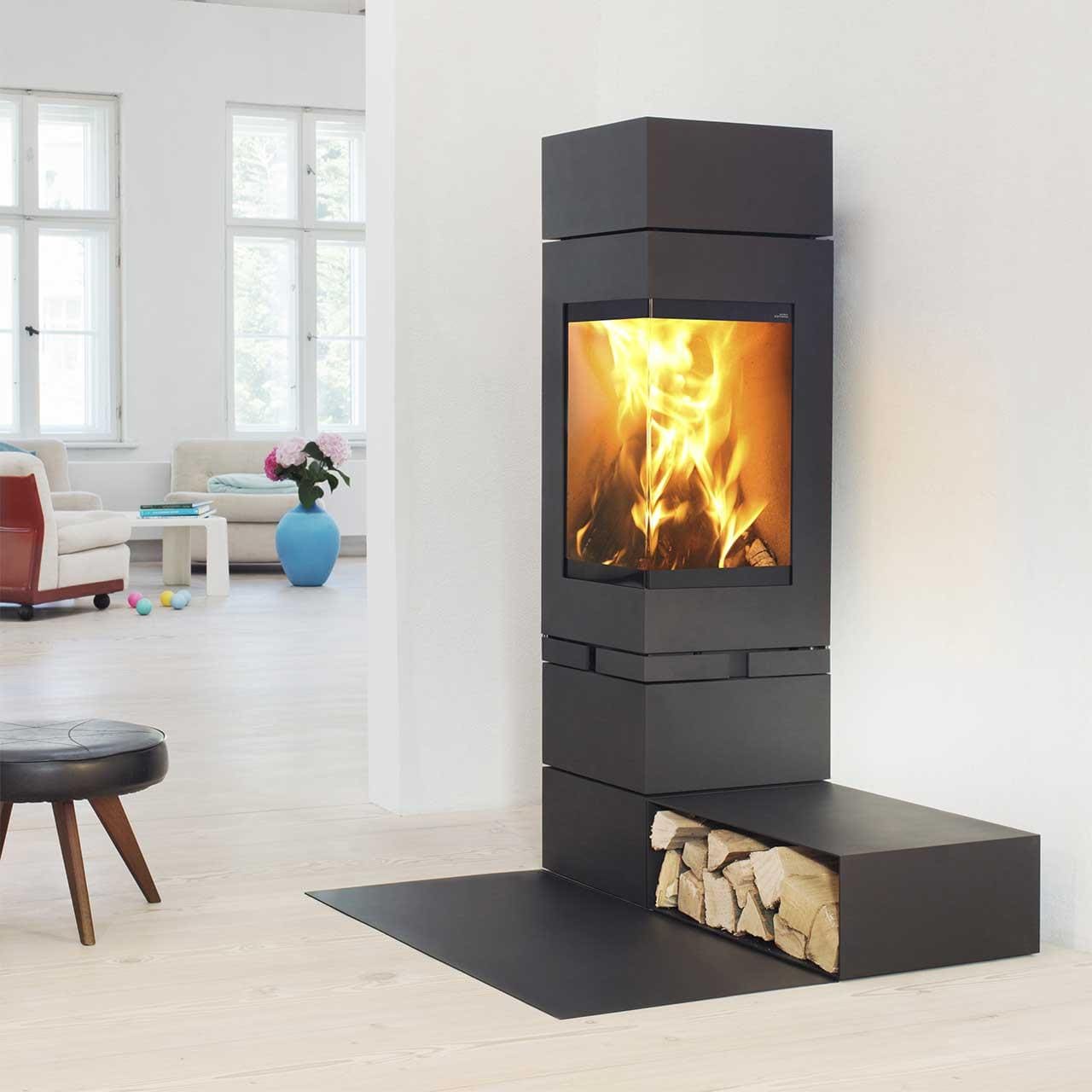 Kaminofen Skantherm Elements 3.0 6,9 kW - Ausführung: RLA, Drehbar, Türanschlag links
