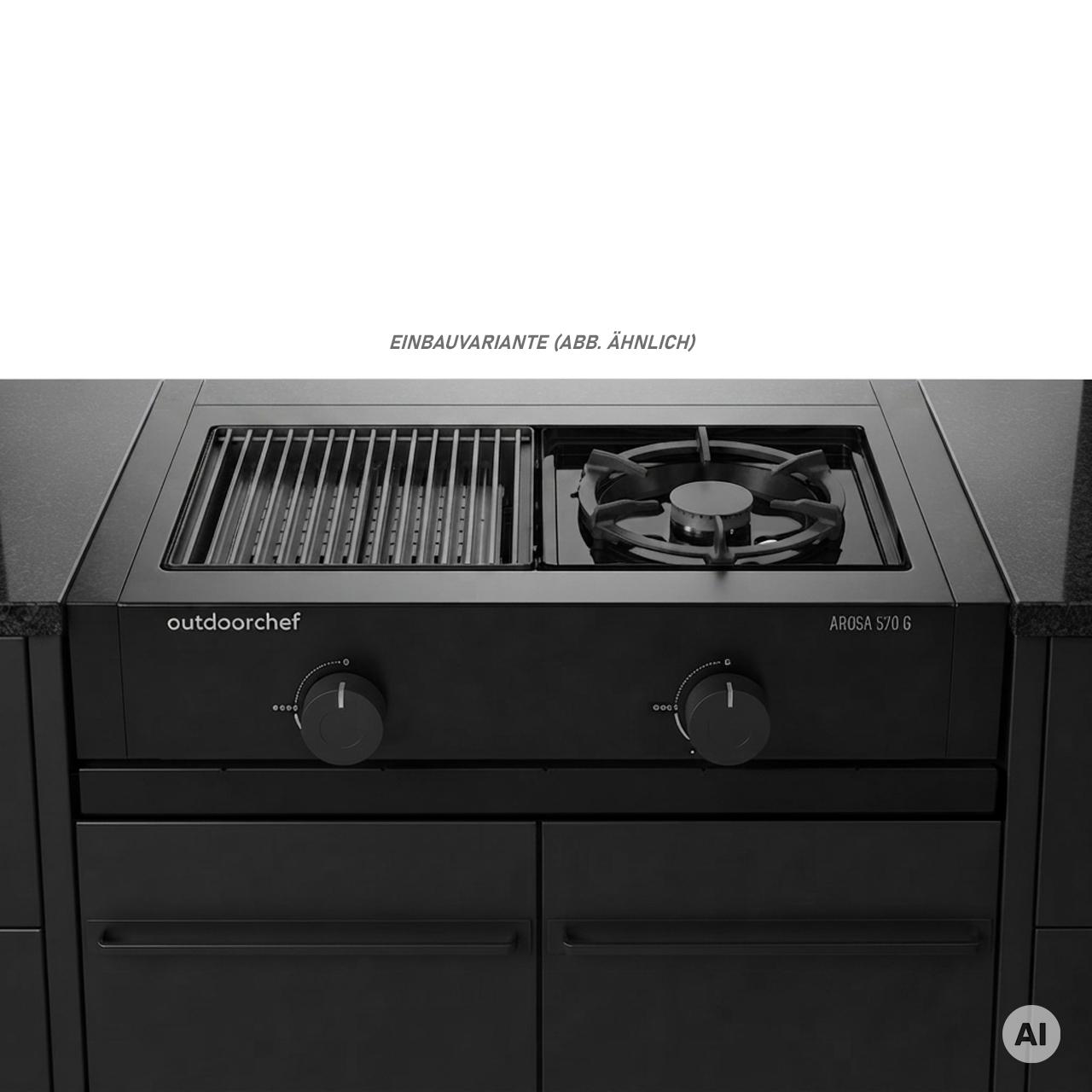 Einbaugrill Outdoorchef Arosa Blazing-/Cooking Zone H