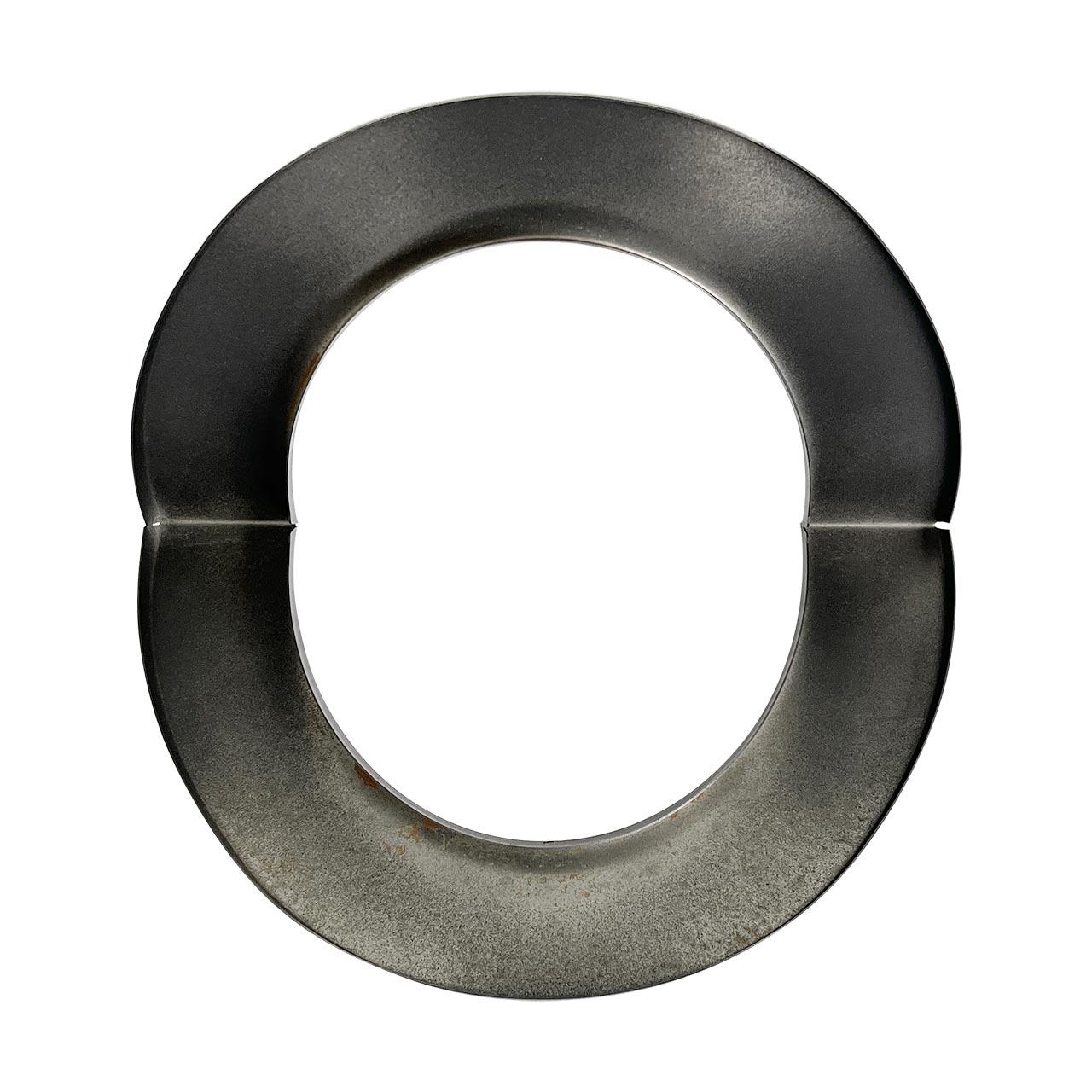 Ofenrohr Rosette für Außenecke DN 150 mm Gussgrau