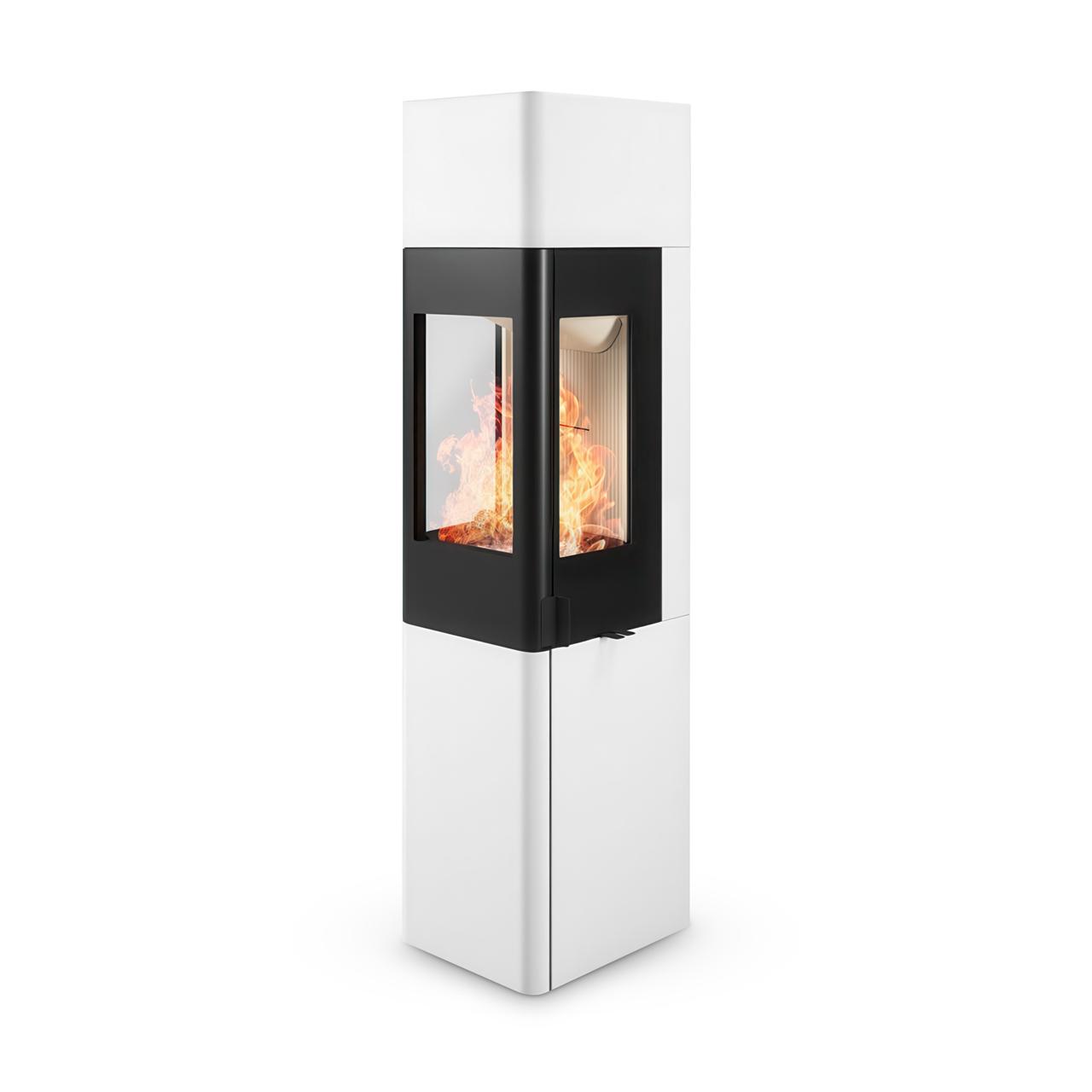 Kaminbausatz Nordpeis Porto 7 kW - Ausführung: Porto, Thermotte Hell