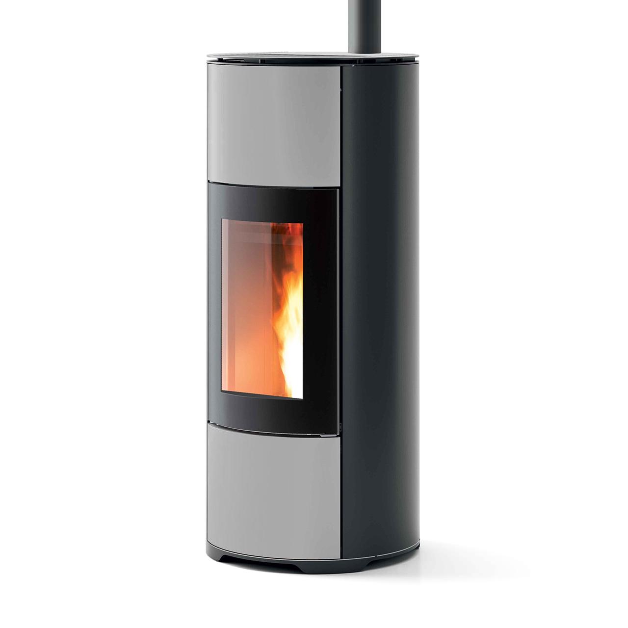 Pelletofen MCZ Halo Air 8 XUP! 8,1 kW - Ausführung: 315 Aluminium metal