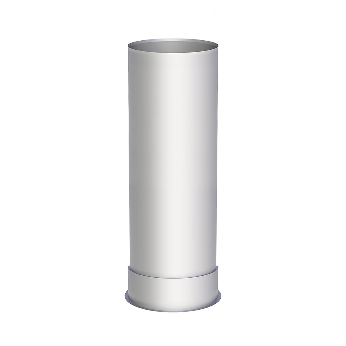 Jeremias EW-FU Wandfutter aus Edelstahl, passend für 2mm Ofenrohr - Ausführung: 120mm Durchmesser - Länge: 500mm, Einschubtiefe 60mm