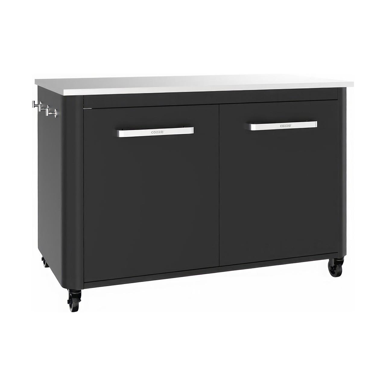 Cozze Tisch für Outdoorküche verschiedene Größen - Ausführung: mit 2 Türen, 120x60x90 cm