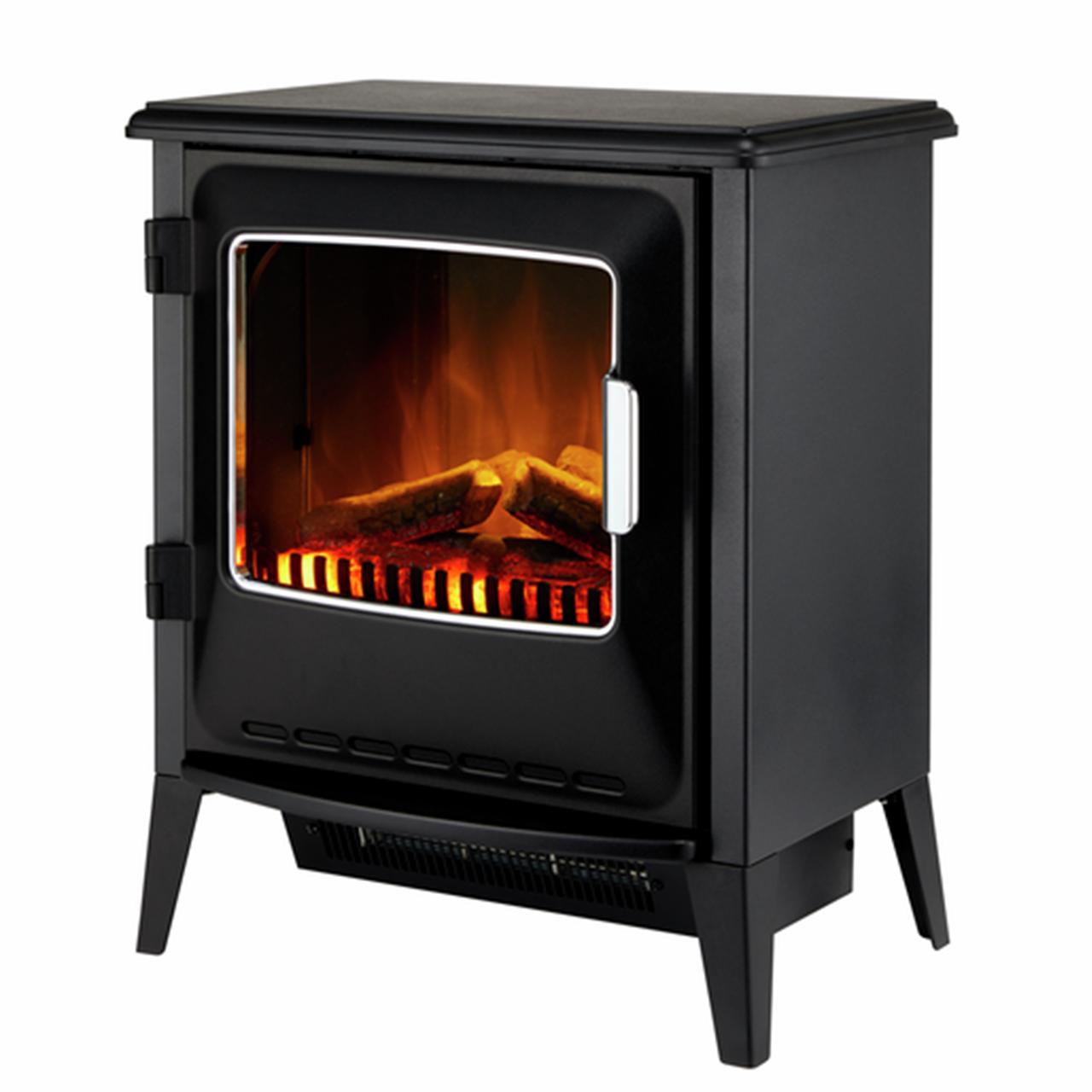 Dimplex Lucia FSC Elektrokamin - Kompakter Design Kaminofen mit Optiflame Flammen und Heizfunktion