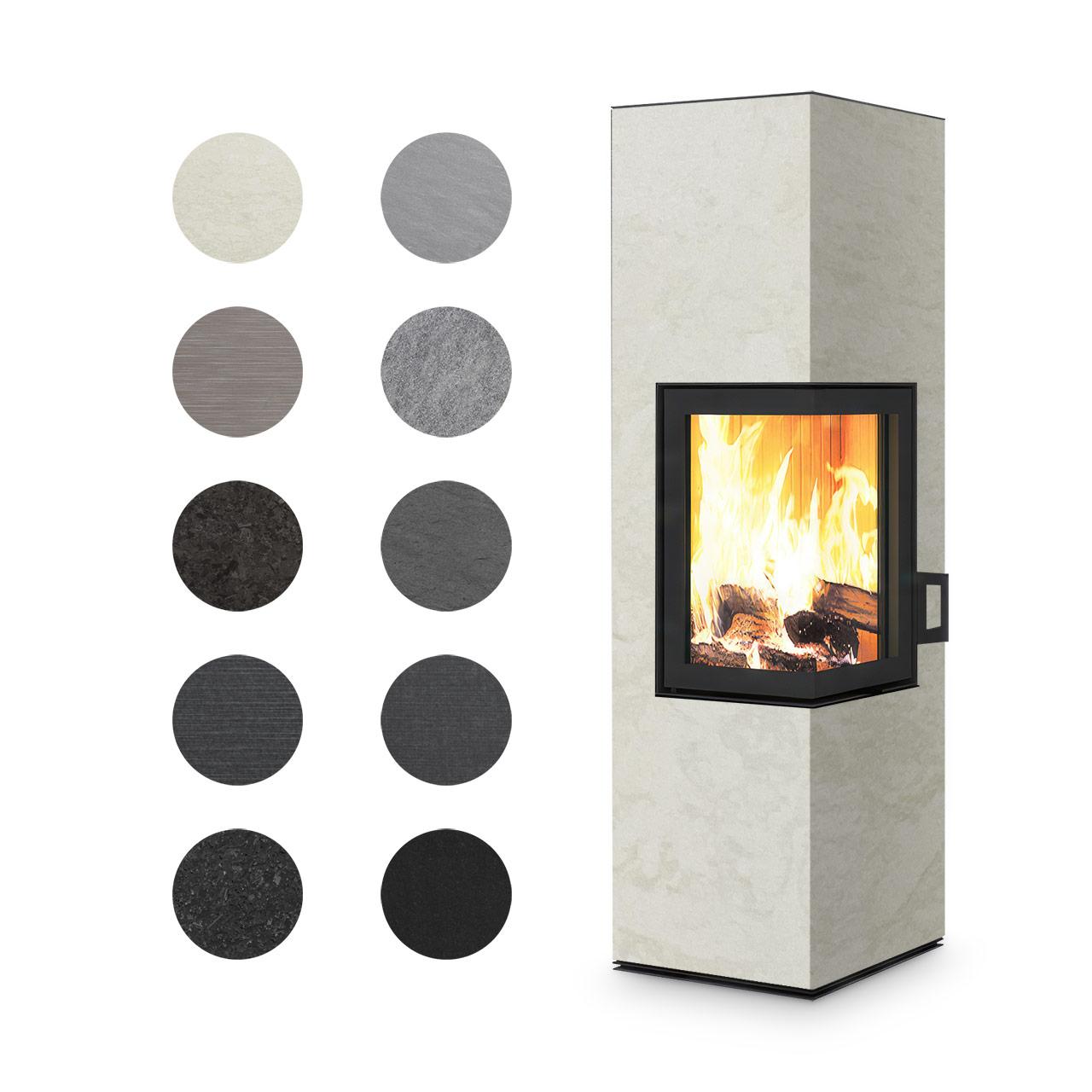 Speicherofen Monolith Rock K60XL 5,9 kW - Ausführung: K60XL Nero Roma