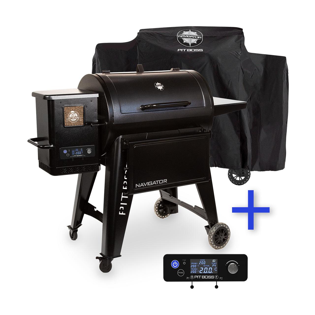 Pelletgrill Pit Boss Navigator 850G WiFi Kit inkl. Abdeckhaube