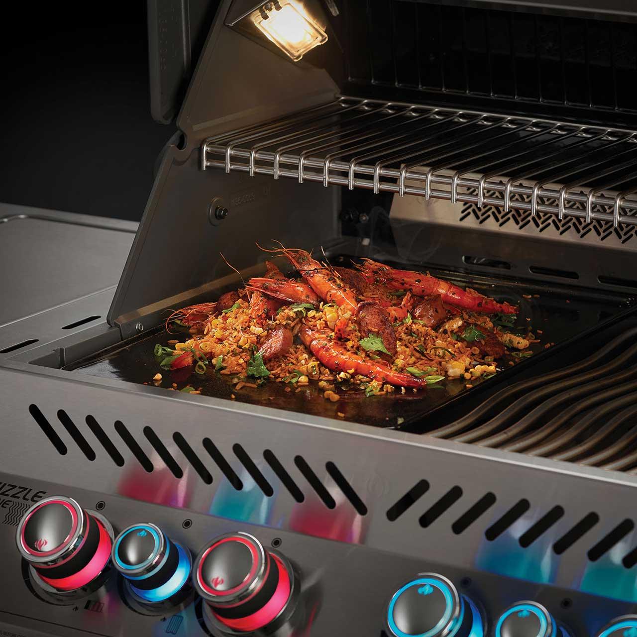 Grillzubehör Napoleon Gusseisen Wendeplatte für LEX & Prestige (PRO) Serie 485, 500, 605 und 730