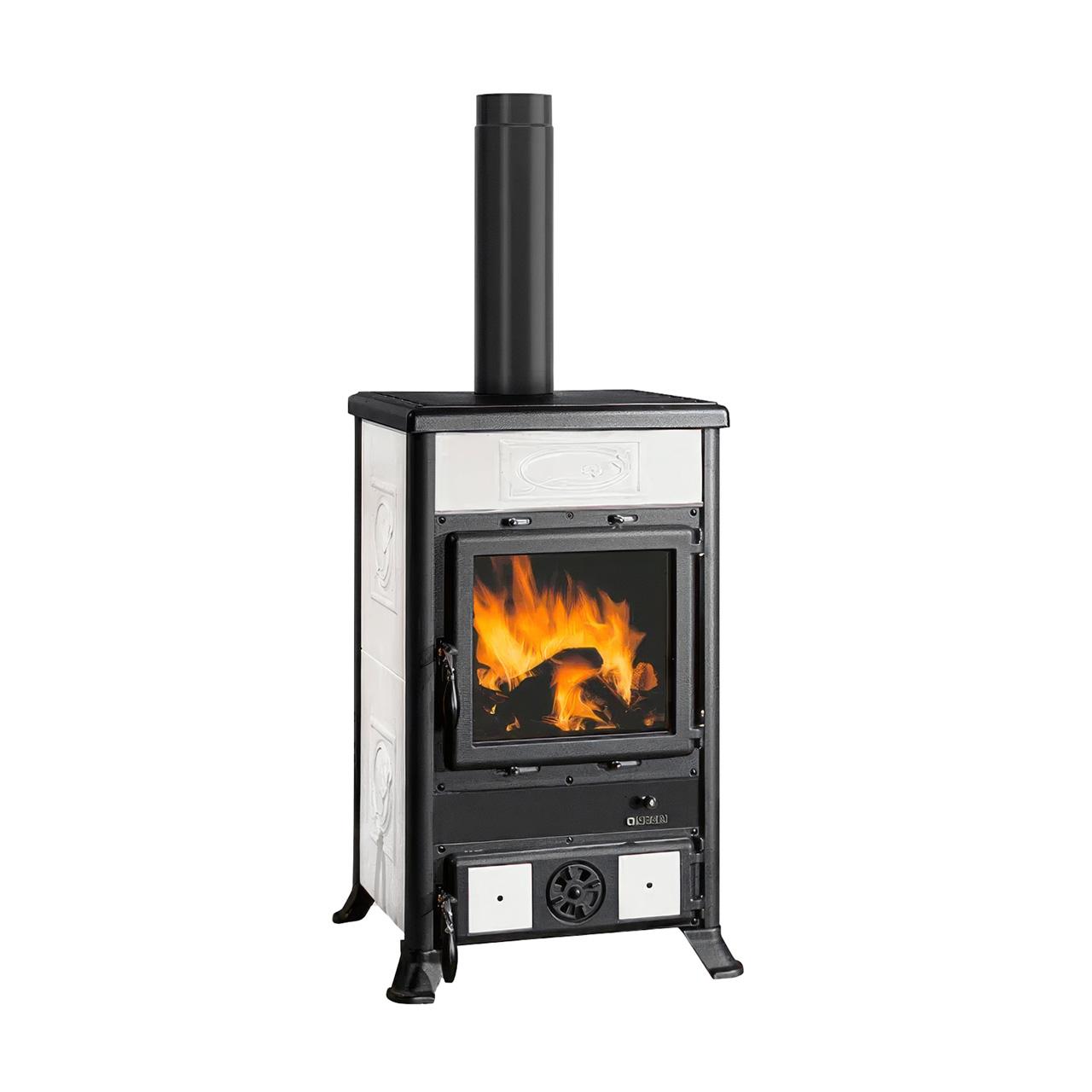 Kaminofen La Nordica Rossella R1.16 mit 9 kW - Ausführung: Ceramica Weiß