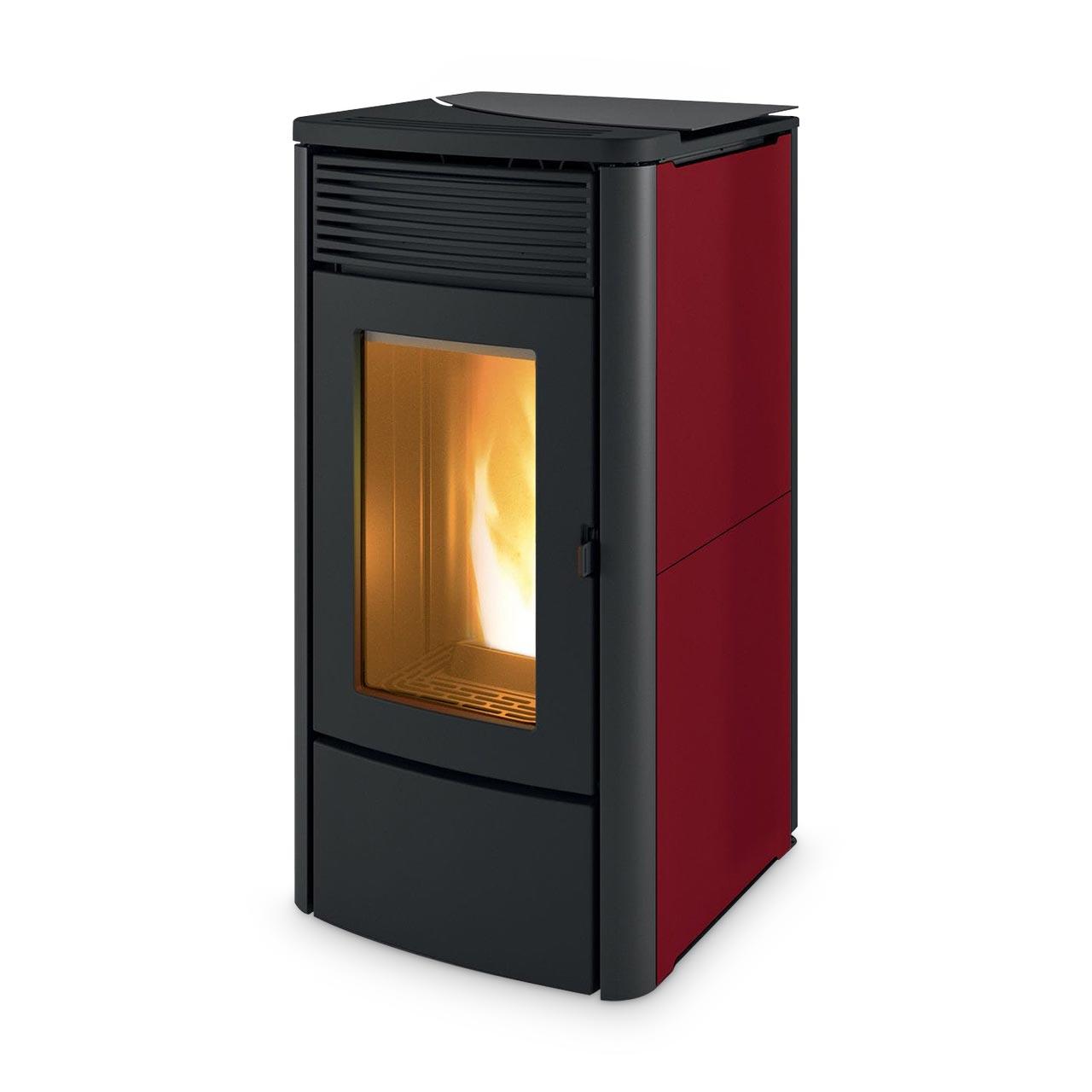 Pelletofen MCZ Alyssa Air 6 R 6,3 kW - Ausführung: Bordeaux ceramic_105