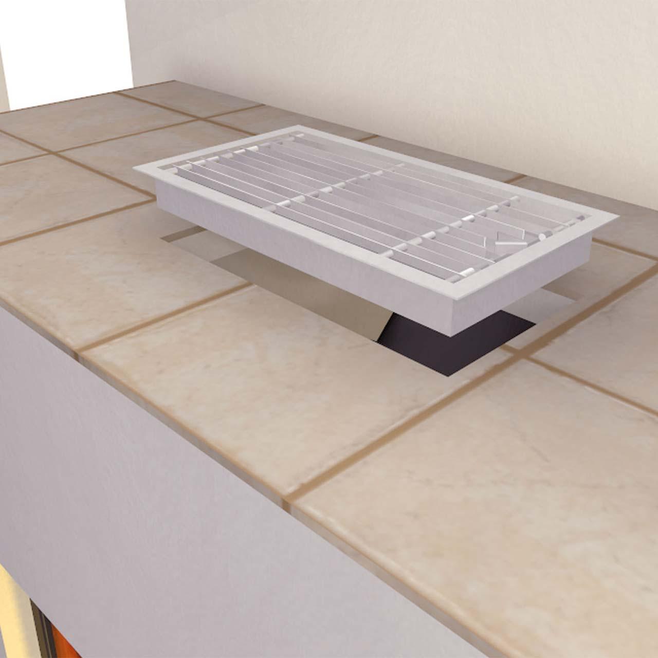 CB-Tec Deckengitter Weiß - Ausführung: 45x45 cm